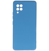 Fashion Color TPU Cover Samsung Galaxy A42 5G Navy