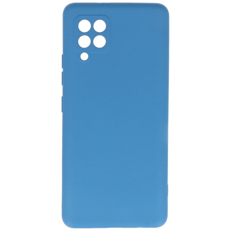 Mode Farbe TPU Fall Samsung Galaxy A42 5G Navy