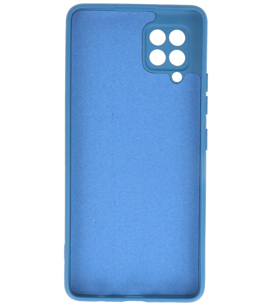 Estuche de TPU en color de moda para Samsung Galaxy A42 5G Azul marino