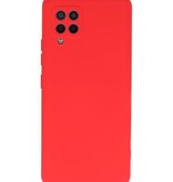 Custodia in TPU color moda per Samsung Galaxy A42 5G rossa