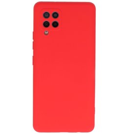 Custodia in TPU di colore moda spesso 2,0 mm per Samsung Galaxy A42 5G rosso