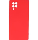 Custodia in TPU color moda per Samsung Galaxy A42 5G rossa