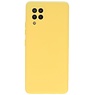 Carcasa De TPU De Color De Moda Gruesa De 2.0mm Para Samsung Galaxy A42 5G Amarillo