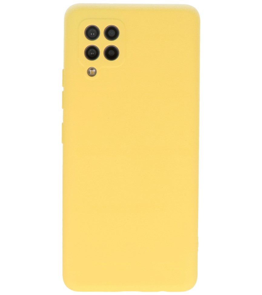Fashion Color TPU Case Samsung Galaxy A42 5G Yellow