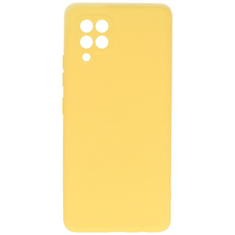 Fashion Color TPU Cover Samsung Galaxy A42 5G Gul