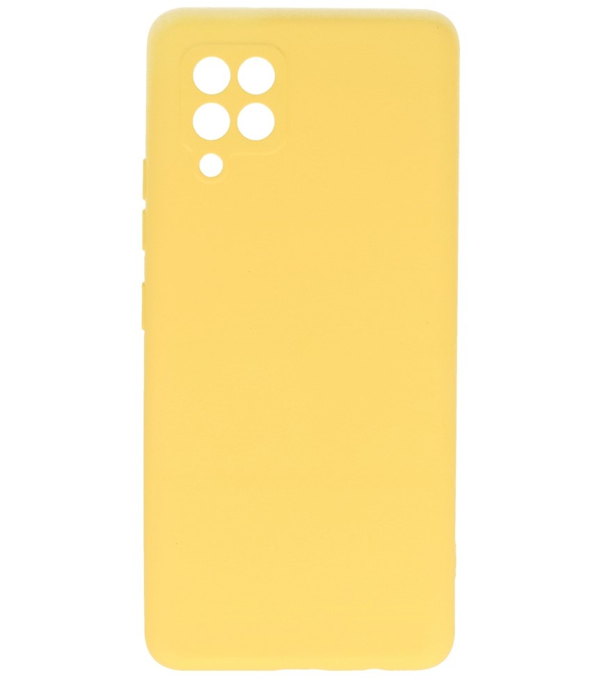 Mode Farbe TPU Fall Samsung Galaxy A42 5G Gelb