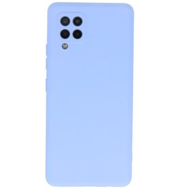 Coque en TPU couleur mode épaisse de 2,0 mm pour Samsung Galaxy A42 5G Violet