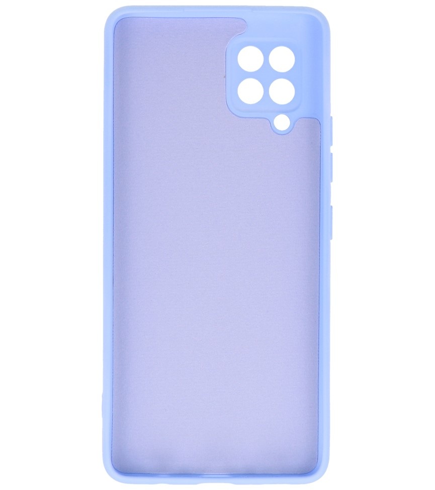 Coque en TPU Fashion Color Samsung Galaxy A42 5G Violet
