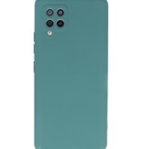 Fashion Color TPU Cover Samsung Galaxy A42 5G Mørkegrøn