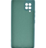 Custodia in TPU color moda per Samsung Galaxy A42 5G verde scuro