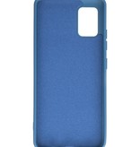 Coque en TPU Fashion Color Samsung Galaxy A51 5G Bleu Marine