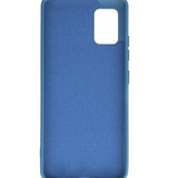 Fashion Color TPU Hoesje Samsung Galaxy A51 5G Navy