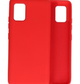 Coque en TPU Fashion Color Samsung Galaxy A51 5G Rouge