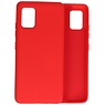 Carcasa De TPU De Color De Moda Gruesa De 2.0mm Para Samsung Galaxy A51 5G Rojo