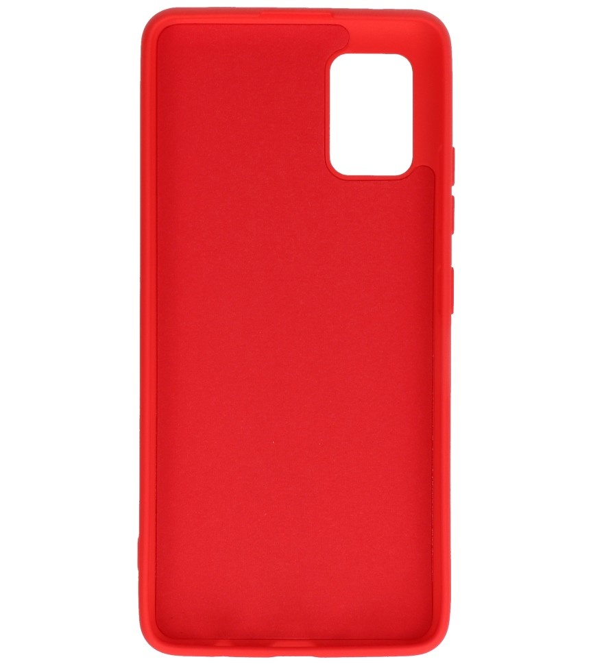 Coque en TPU Fashion Color Samsung Galaxy A51 5G Rouge