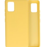 Coque en TPU Fashion Color Samsung Galaxy A51 5G Jaune