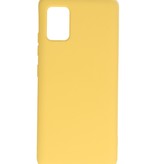 Coque en TPU Fashion Color Samsung Galaxy A51 5G Jaune