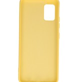 Coque en TPU Fashion Color Samsung Galaxy A51 5G Jaune