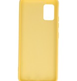 Mode Farbe TPU Fall Samsung Galaxy A51 5G Gelb