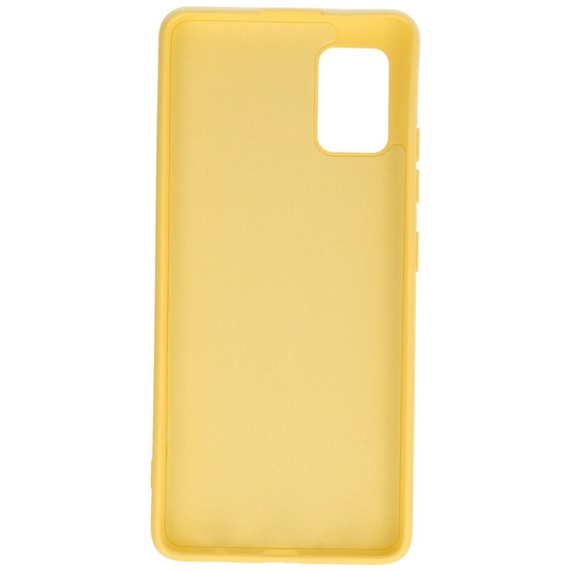 Fashion Color TPU Case Samsung Galaxy A51 5G Yellow
