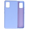 2.0mm Dikke Fashion Color TPU Hoesje Samsung Galaxy A51 5G Paars