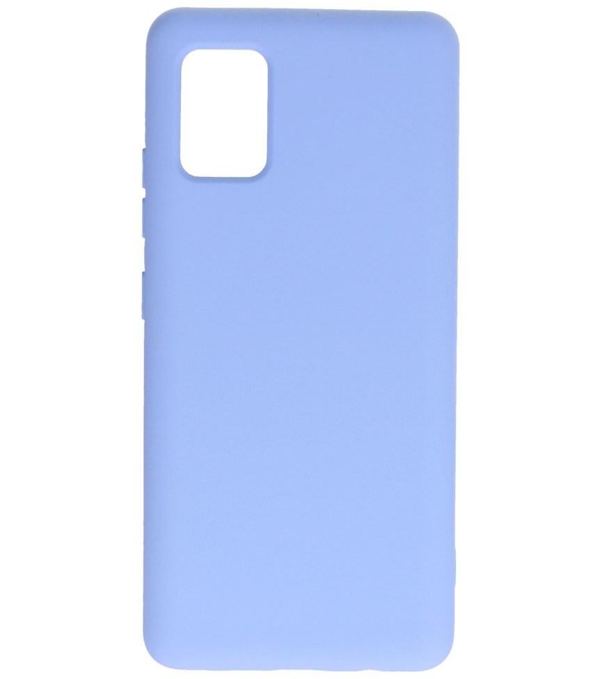 Mode Farbe TPU Fall Samsung Galaxy A51 5G Lila