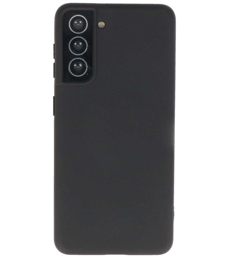 Estuche de TPU en color de moda Samsung Galaxy S21 Negro