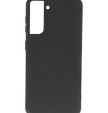 Estuche de TPU en color de moda Samsung Galaxy S21 Negro