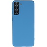 2.0mm Dikke Fashion Color TPU Hoesje Samsung Galaxy S21 Navy