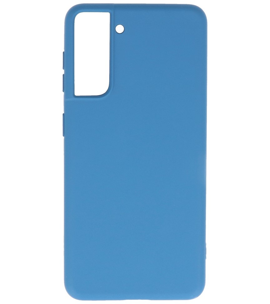 Coque en TPU Fashion Color Samsung Galaxy S21 Navy