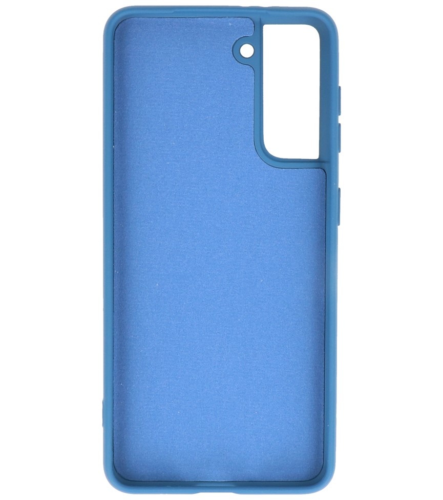 Fashion Color TPU Cover Samsung Galaxy S21 Navy