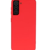 Coque en TPU Fashion Color Samsung Galaxy S21 Rouge