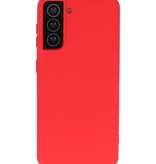 Fashion Color TPU Hoesje Samsung Galaxy S21 Rood