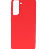 Fashion Color TPU Case Samsung Galaxy S21 Red