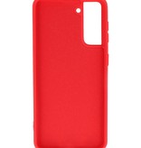 Coque en TPU Fashion Color Samsung Galaxy S21 Rouge