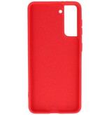 Custodia in TPU colore moda Samsung Galaxy S21 rossa