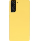 Carcasa Fashion Color TPU Samsung Galaxy S21 Amarillo