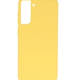 Coque en TPU Fashion Color Samsung Galaxy S21 Jaune