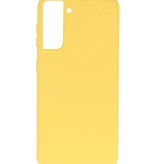 Fashion Color TPU Case Samsung Galaxy S21 Yellow