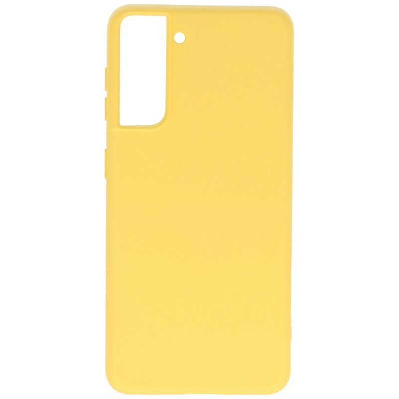 Custodia in TPU colore moda Samsung Galaxy S21 gialla