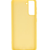 Coque en TPU Fashion Color Samsung Galaxy S21 Jaune