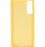 Custodia in TPU colore moda Samsung Galaxy S21 gialla