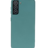 Coque en TPU Fashion Color Samsung Galaxy S21 Vert Foncé