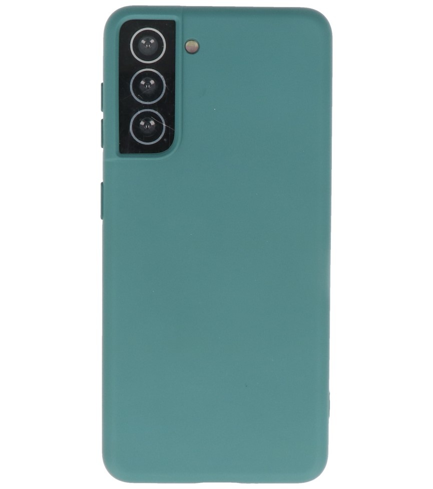 Fashion Color TPU Case Samsung Galaxy S21 Dark Green