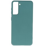 Custodia in TPU colore moda Samsung Galaxy S21 verde scuro