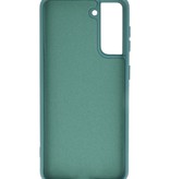 Fashion Color TPU Case Samsung Galaxy S21 Dark Green