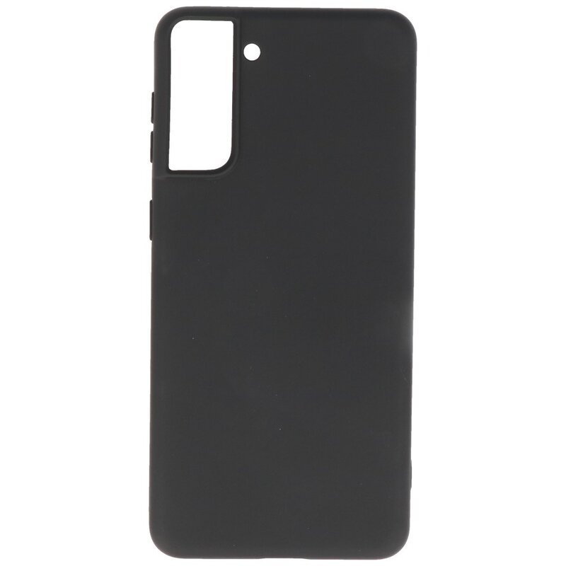 Mode farve TPU taske Samsung Galaxy S21 Plus sort
