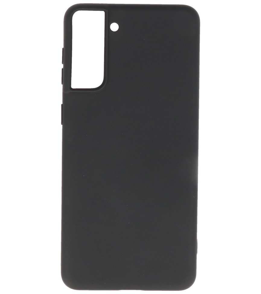 Coque en TPU Fashion Color Samsung Galaxy S21 Plus Noir