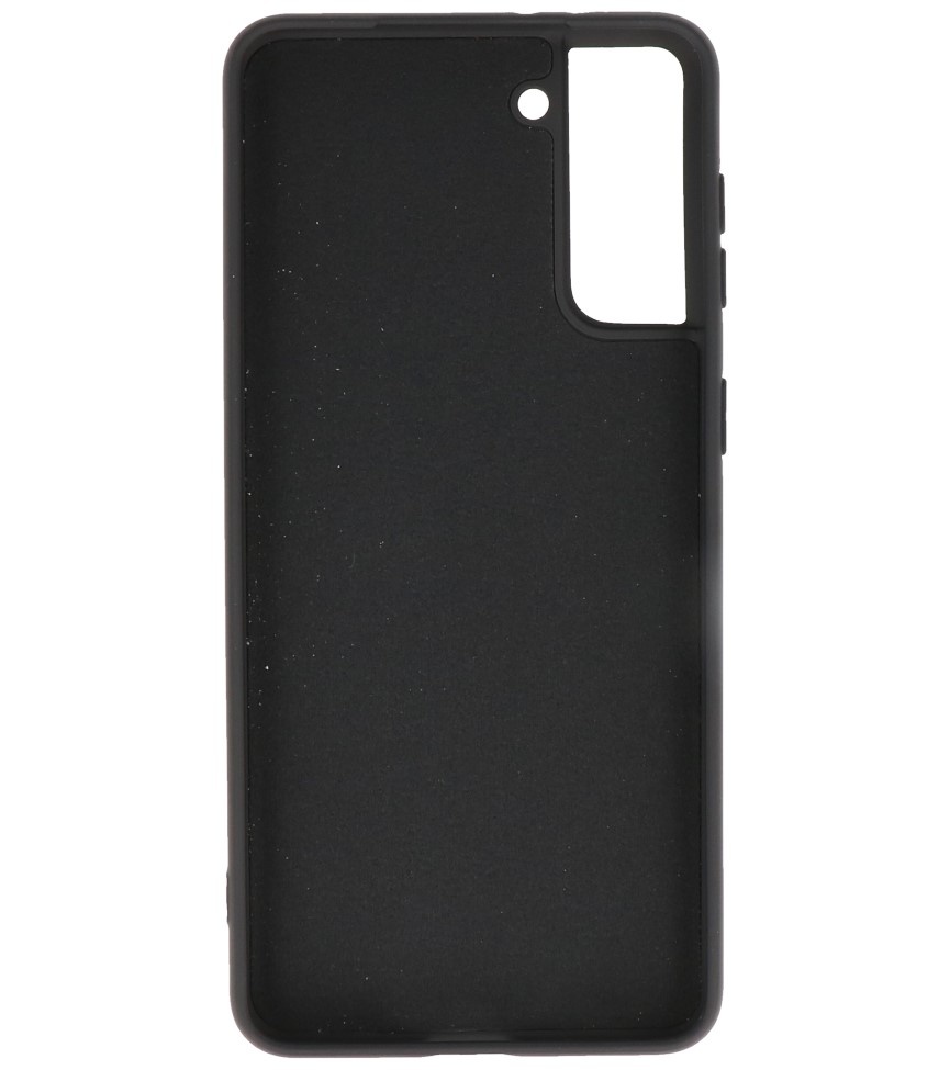 Estuche de TPU en color de moda Samsung Galaxy S21 Plus Negro