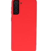 Fashion Color TPU Cover Samsung Galaxy S21 Plus Rød